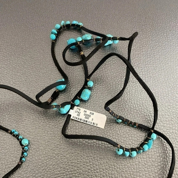 Neimam Marcus Turquoise wrap, necklace/bracelet new with tags - Picture 3 of 4